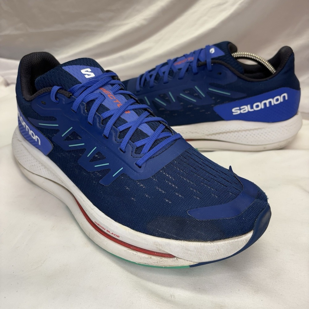 Salomon Spectur Running Shoes Men's US 10.5 /EU 44.5 Blue Road Runners 415899
